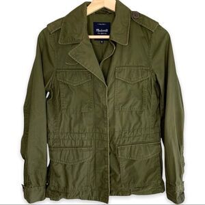 Madewell Outbound Utility Jacket Military Canvas